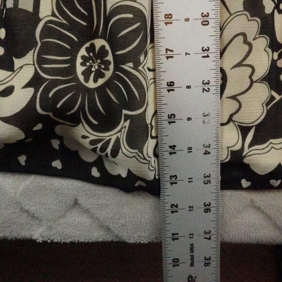 Alice + Olivia Fit & Flare Dress Womens Extra Small Striped Floral print - Picture 9 of 11